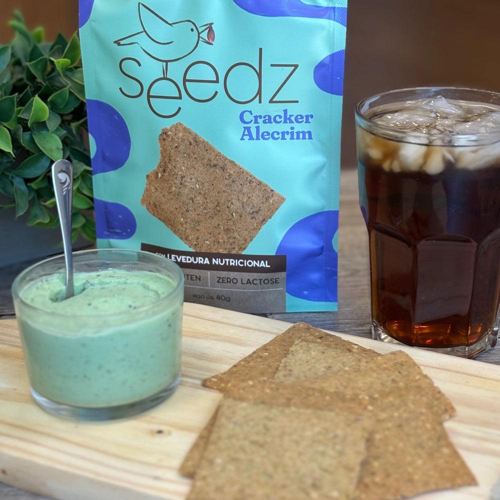 Cracker Alecrim seedz – Snack Salgado Saudável Sem Glúten e Sem Lactose