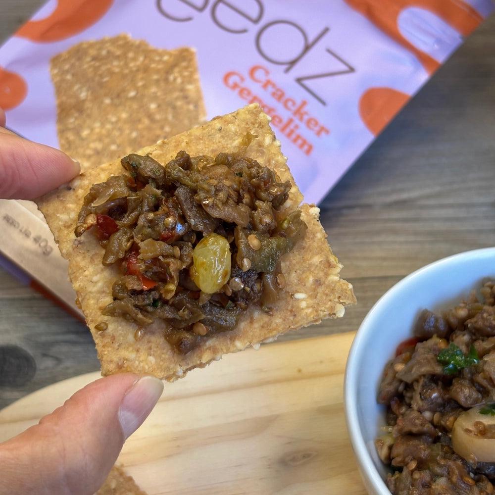 Cracker Gergelim seedz – Biscoito Salgado Fit Sem Glúten e Sem Açúcar