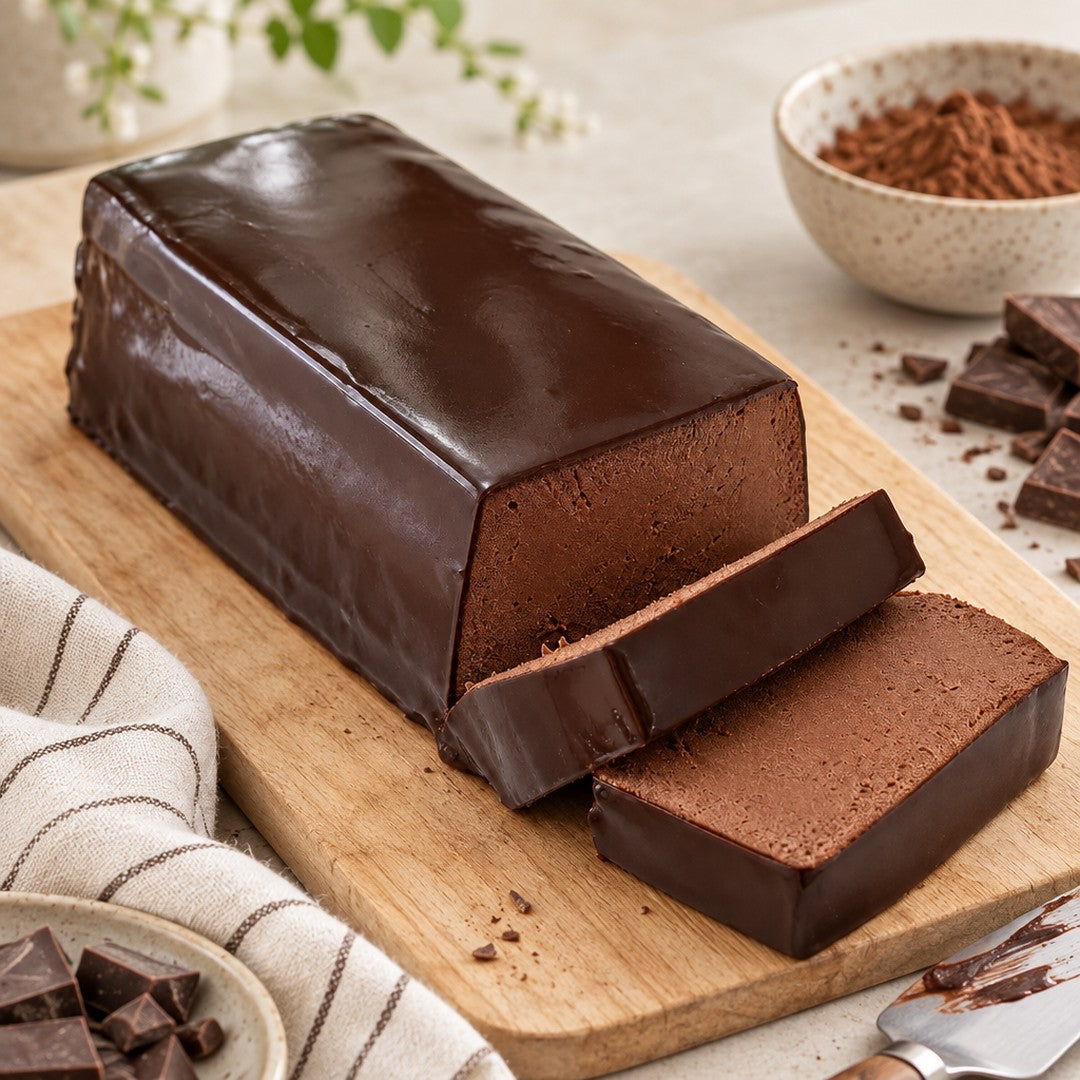 Mousse de chocolate vegana com agar agar: firme e fatiável, sem lactose