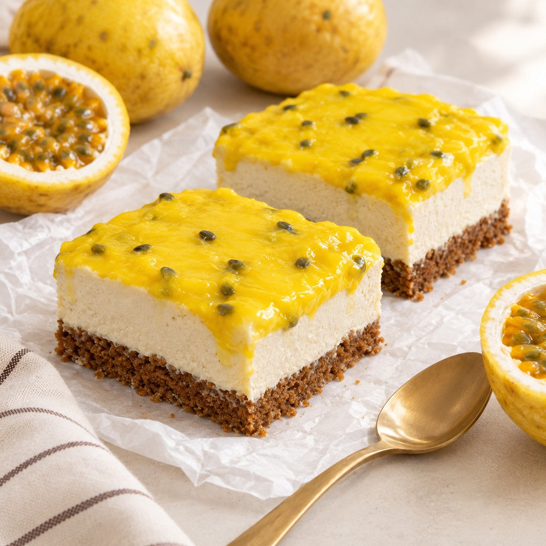 💛 Torta de maracujá sem forno: base crocante e creme denso
