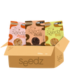 Kit Degustação Doces seedz, cookies e biscoitos sem açúcar adicionado