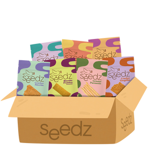 Kit Degustação Salgados seedz, crackers e grissinis sem glúten para experimentar